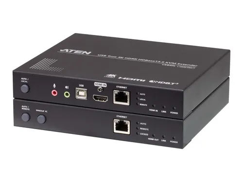 ATEN KVM-Extender 1GbE CE840 - KVM Switch für bis zu 100 m Übertragungsdistanz, ideal für flexible Arbeitsplatzlösungen und effiziente Steuerung von mehreren Computern.