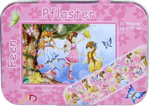 KINDERPFLASTER Feen Dose 20 St