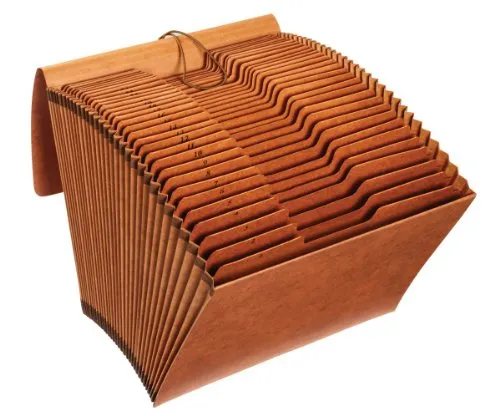 Produktbild Globe Weis Globe-Weis/Pendaflex R117DLHD Fächermappe mit 31 Fächern, 1-31 Register in Briefgröße, Braun