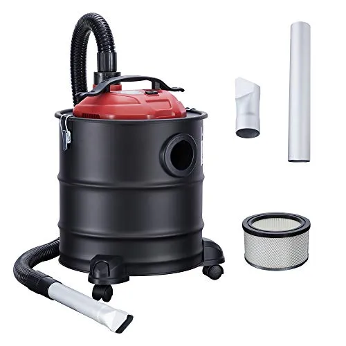 Arebos Aschesauger Kaminsauger mit HEPA Filter, 20L, 1200W