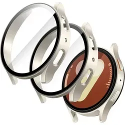 Samsung Galaxy Watch 7 40mm Hülle mit Schutzfolie 2er Set