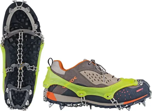 Edelrid Steigeisen Spiderpick oasis – Robuste Kettenglieder für Winterabenteuer - Steigeisen für Outdooraktivitäten im Winter, mit gehärteten Stahlkettengliedern für optimalen Halt auf Schnee und Eis. Erhältlich in drei Größen.