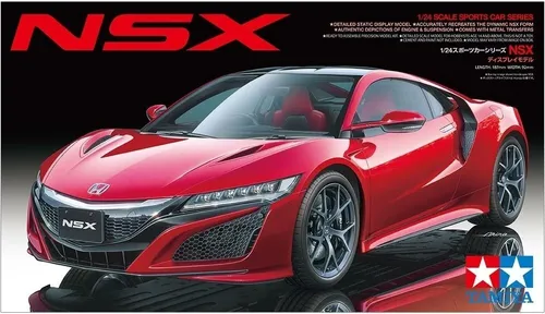 Tamiya 24344 1/24 NSX Bausatz - 1/24 Modellauto Bausatz der NSX, ideal für Modellbau-Enthusiasten und Detailliebhaber, die ein realistisches Fahrzeug nachbauen möchten.