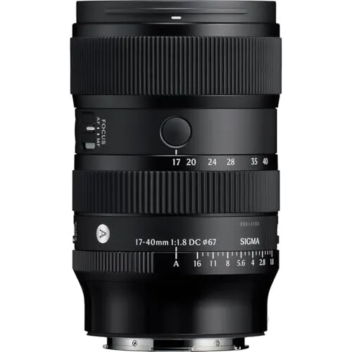 SIGMA 17-40mm 1:1.8 DC DN ART L-Mount - Weitwinkelobjektiv - Objektive mit hervorragender Lichtstärke für kreative Fotografie und beeindruckende Bildqualität auf APS-C Kameras.