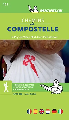 Michelin Chemins de Compostelle: Der französische Jakobsweg (MICHELIN Zoomkarten, Band 161)