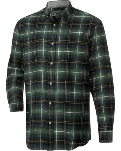 Parforce Jagdhemd Tobias Blau/Oliv, 3XL