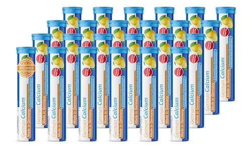 Calcium Brausetabletten Zitronen Geschmack von T&D