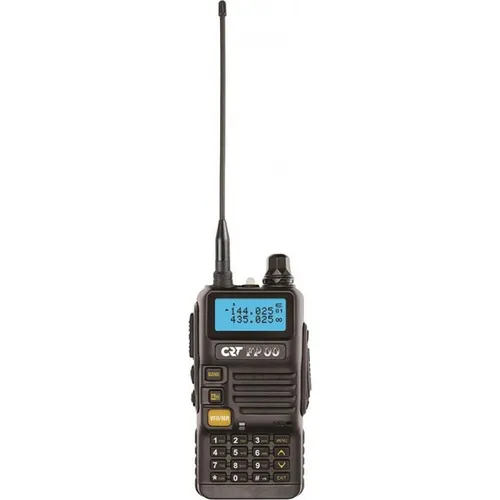 CRT Alpha Tragbares VHF/UHF-Radio CRT FP00 Dualband 136-174 und 400-440 MHz Farbe Schwarz, VOX, 128 Kanäle, Sc (43699468)