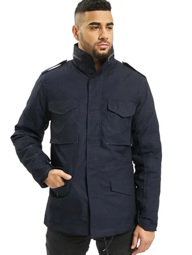 Brandit M65 Classic Jacket - Navy, Größe: 6XL - Funktionsjacke im klassischen US-Feldjacken-Stil, pflegeleicht und robust, mit ausknöpfbarem Innenfutter und viel Stauraum durch mehrere Taschen für höchsten Tragekomfort.