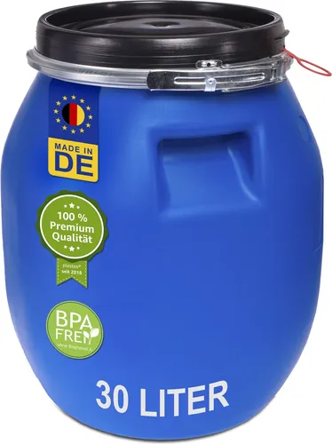 Liter Gärfass Mostfass Selbstbau Neuware Getränkefass inkl. Hahn und Stopfen 30