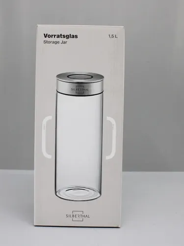 SILBERTHAL Vorratsdosen Glas mit Deckel 1500 ml von SILBERTHAL