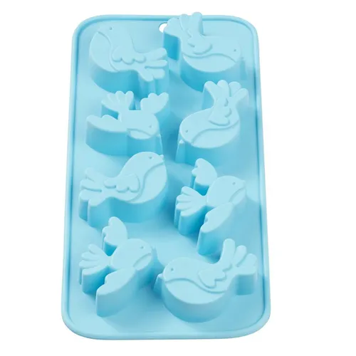 Gießform Vögel Tiere Silikon Backform Silikonform Hobbyfun 7039