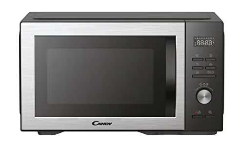 Mikrowelle Candy 38000997 - 1000 W - Mikrowelle mit 1000 W Leistung, Grillfunktion und eleganter Edelstahl-Oberfläche. Ideal für schnelle und vielseitige Zubereitung in Ihrer Küche.