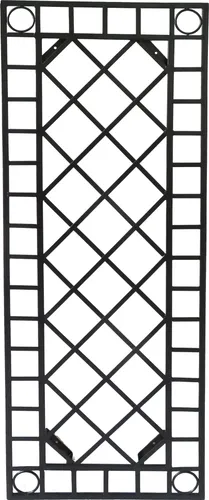Außen Wand Dekor Gitter in schwarz von Harms