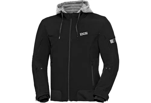 iXS Classic SO Jacke Moto, Herren schwarz M - Motorradjacke mit Aramidverstärkungen für hohe Sicherheit, reflektierende Details und atmungsaktives Netzfutter für optimalen Tragekomfort.