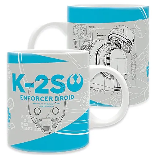 Blade Representaciones ABYMUG341 Frühstückstasse, Keramik, Weiß