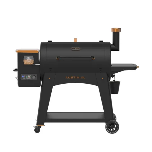 Pit Boss Onyx Austin XL 1000 Pelletgrill – Hochtemperatur BBQ bis 535 °C - Außengrill: Robuster Pelletgrill mit großzügiger Grillfläche von 6.500 cm². Ideal für BBQ-Fans, bietet integriertes Thermometer und eine praktische Arbeitsfläche. Perfekt für unvergessliche Grillabende!