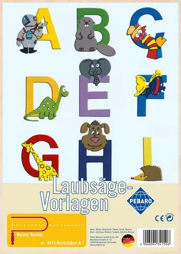 Pebaro Kreativset Laubsägevorlage 