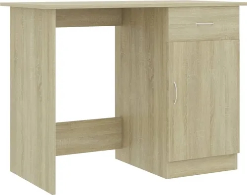 vidaXL Schreibtisch Sonoma-Eiche 100x50 cm