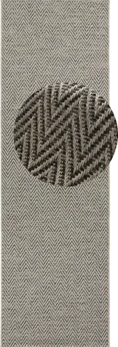 BT Carpet Nature Läufer – Rutschfester Küchenteppich in Grau Anthrazit (80x250cm) - Läufer für In- und Outdoor, mit rutschfester Unterseite und strapazierfähigem Flachgewebe. Ideal für Flur, Küche, Wohnzimmer oder Bad. Hergestellt in Europa für höchste Qualität.