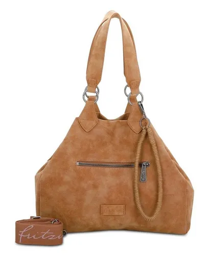 Fritzi aus Preussen Damen Iggi01 Rub Cracker Shopper - Damen-Henkeltaschen mit Schlüsselschlange und zusätzlichem Webbing Longstrap für mehr Komfort und Stil.