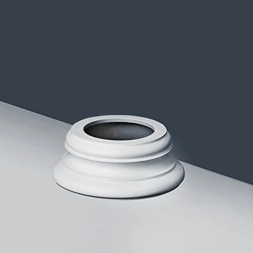Orac Decor K1152 LUXXUS Sockel Säulensockel - Hochwertiger Stuck-Sockel aus Duropolymer, leicht und extrem formstabil. Ideal für Innen- und Außenbereich, vorgrundiert für einfache Verarbeitung.