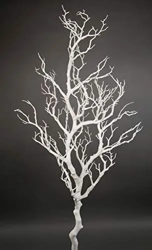 Großer Dekoast 120cm Weiß von Seidenblumen Roß
