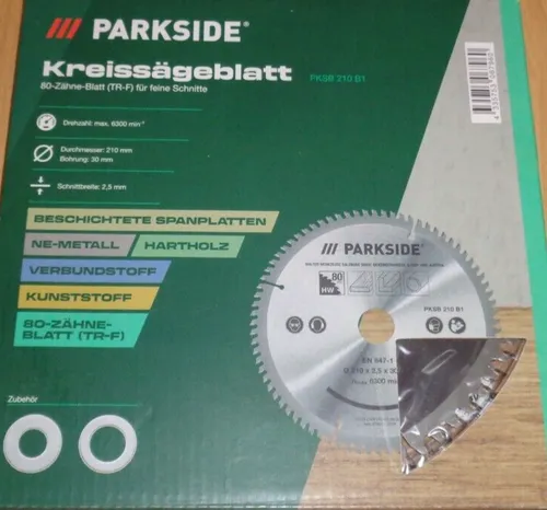 PARKSIDE® Kreissägeblatt 210 mm PKSB 210 B1