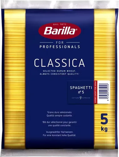 SPAGHETTI  Nr 5  BARILLA  1 x 5kg Pasta in weiß von Barilla