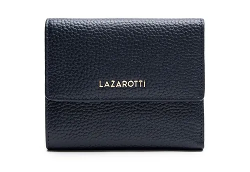 Lazarotti Bologna mittelgroße Leder Geldbörse Damen - Damen-Geldbörse mit RFID-Schutz, 8 Kartenfächern und erweiterbarem Design bis 5 cm. Hochwertiges, handgefertigtes Leder in kompaktem Format für jede Tasche.