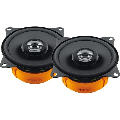 Hertz Dieci 60W 2-Wege Auto Kfz Koax Lautsprecher Paar 100mm - Car-HiFi-Lautsprecher mit 60W Leistung, 4 Ohm Impedanz und 10 cm Größe für kraftvollen Sound im Auto.