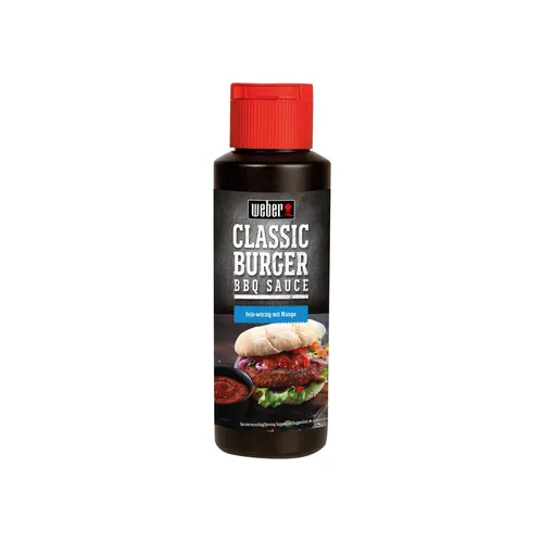 Weber Sauce Classic Burger BBQ Grillsauce Burger Saucen 300 ml Flasche würzig