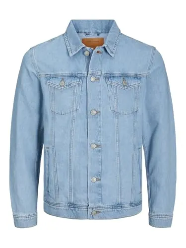 JACK & JONES Herren Jjijean Jjjacket Mf 756 Noos, Blue Denim, XL EU - Funktionsjacke für Herren von JACK & JONES, modisch und vielseitig einsetzbar, ideal für Freizeit und Outdoor-Aktivitäten.
