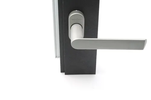 Schüco Türdrücker C0/EV1 silber, Halbgarnitur 240152