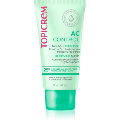 Topicrem AC Purifying Mask Tiefenreinigende Maske für fettige und Mischhaut 50 ml