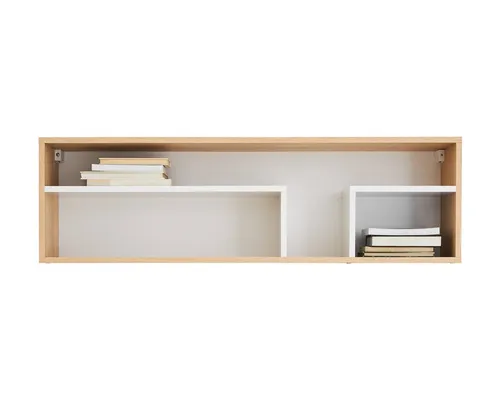 Deine Möbel 24 Pflanzenständer POKO 13 105 x 30 x 22 cm in Biskuiteiche / Weiß Lux / Grau - Der stilvolle POKO Pflanzenständer vereint Funktionalität und modernes Design. Ideal zur Präsentation Ihrer Pflanzen und zur Gestaltung individueller Wohnräume. Hergestellt aus hochwertiger, laminierter Platte für Langlebigkeit.