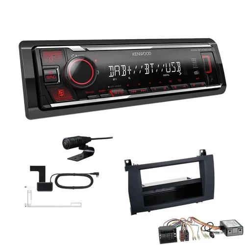 Kenwood KMM-BT408 DAB+ Auto Radio Bluetooth für Mercedes-Benz SLK mit Canbus
