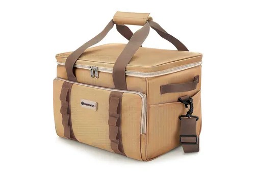 Goods+Gadgets Thermobehälter 45L XXL Kühltasche - Premium Thermo Isoliertasche für Camping & Picknick, aus robustem Polyestergewebe, bietet viel Platz für Speisen und Getränke – ideal für Ausflüge.