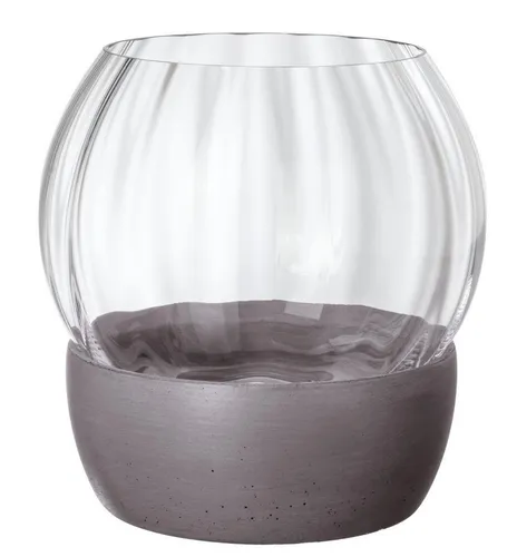 Villeroy & Boch Windlicht Rose Garden - Windlicht und Vase in einem, vielseitig einsetzbar mit elegantem Design aus Glas und Beton. Perfekt als Eyecatcher für Balkon, Tisch oder Wohnung.