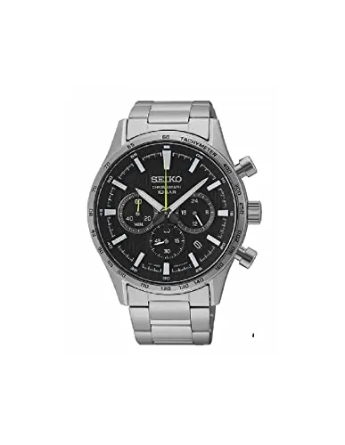Seiko analog SSB413P1 - Armbanduhren für Herren, elegante Seiko Uhr mit 11 mm Gehäuse und praktischem Kalender, ideal für jeden Anlass.