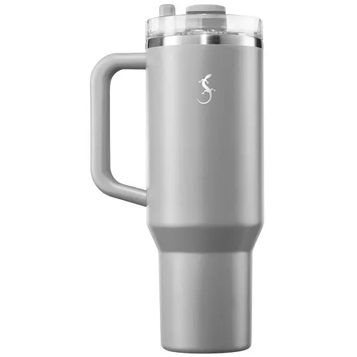 Isolier-Becher Big Cup 1,2 l jura grey - Thermobehälter mit 1,2 Liter Fassungsvermögen, ideal für unterwegs. Die patentierte Doppelwand-Vakuum-Isolierung hält Getränke lange frisch und kühl.