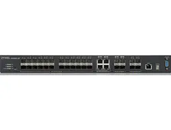 Zyxel XGS4600-32F SWITCH - Router, Netzwerk Switch - L3 Managed Switch mit 24 Gigabit SFP-Ports, ideal für skalierbare Netzwerklösungen in Unternehmen.