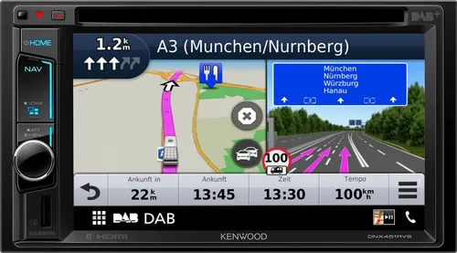 Kenwood DNX451RVS Multimedia Navigationssystem für Wohnmboil und Truck