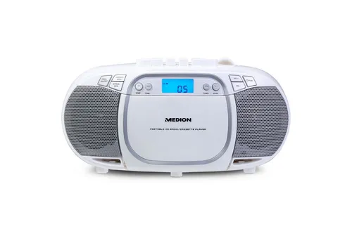 Medion® Medion MD44176 E66476 CD-Player Radio Kassettenspieler Boombox Tragbar MP3-Player