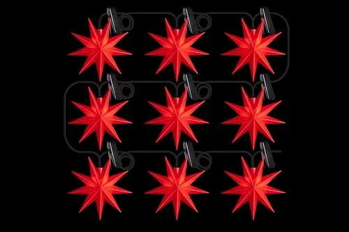 Sterntaler Sternenkette in rot von DecoTrend GmbH