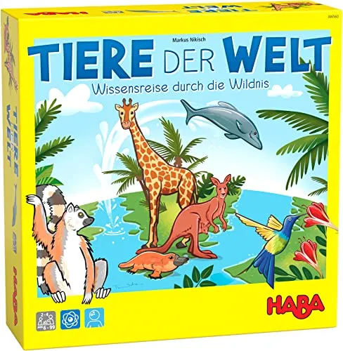 HABA 306560 - Tiere der Welt, Legespiel ab 6 Jahren, made in Germany