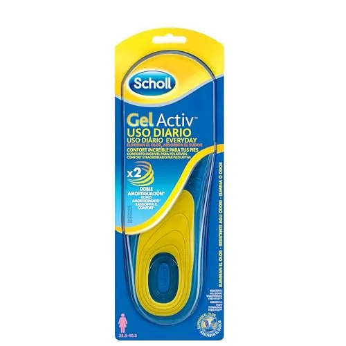 Scholl Plantillas Gel Activ.U.Diar M C/4