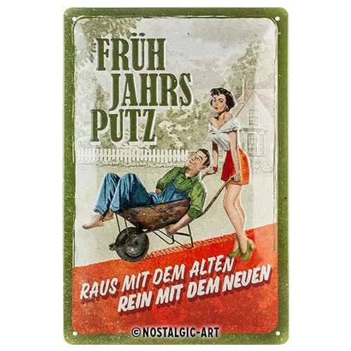 Nostalgic-Art Retro Blechschild - 20 x 30 cm, hochwertiger Druck und nostalgisches Design für Garten-Freunde, ideal als Geschenk oder Dekoration