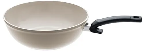 Fissler Ceratal Aluminium-Wok 30 cm - Pfannen mit umweltfreundlicher Keramikbeschichtung, ideal für schonendes Braten und perfekt für alle Herdarten, inklusive Induktion. Made in Germany.