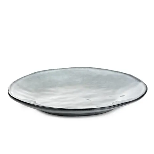 HOMLA Dessertteller Kleiner Teller Steingut LABARRO grau 21cm